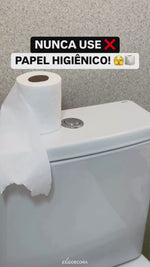 Stories de Suporte de Papel Higiênico e Lixeira 5 Litros Preto Fosco