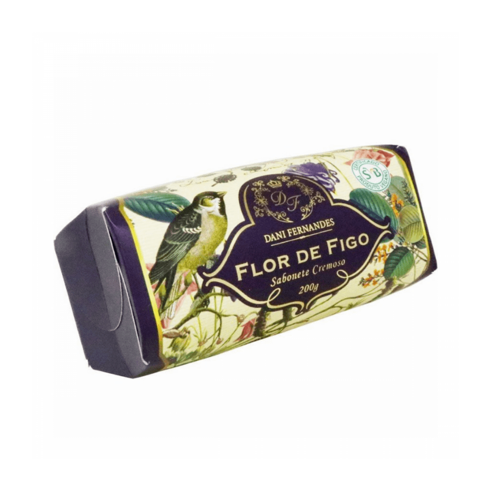 Sabonete em Barra Flor de Figo Vegano 100% Vegetal - 200g - Ela Decora