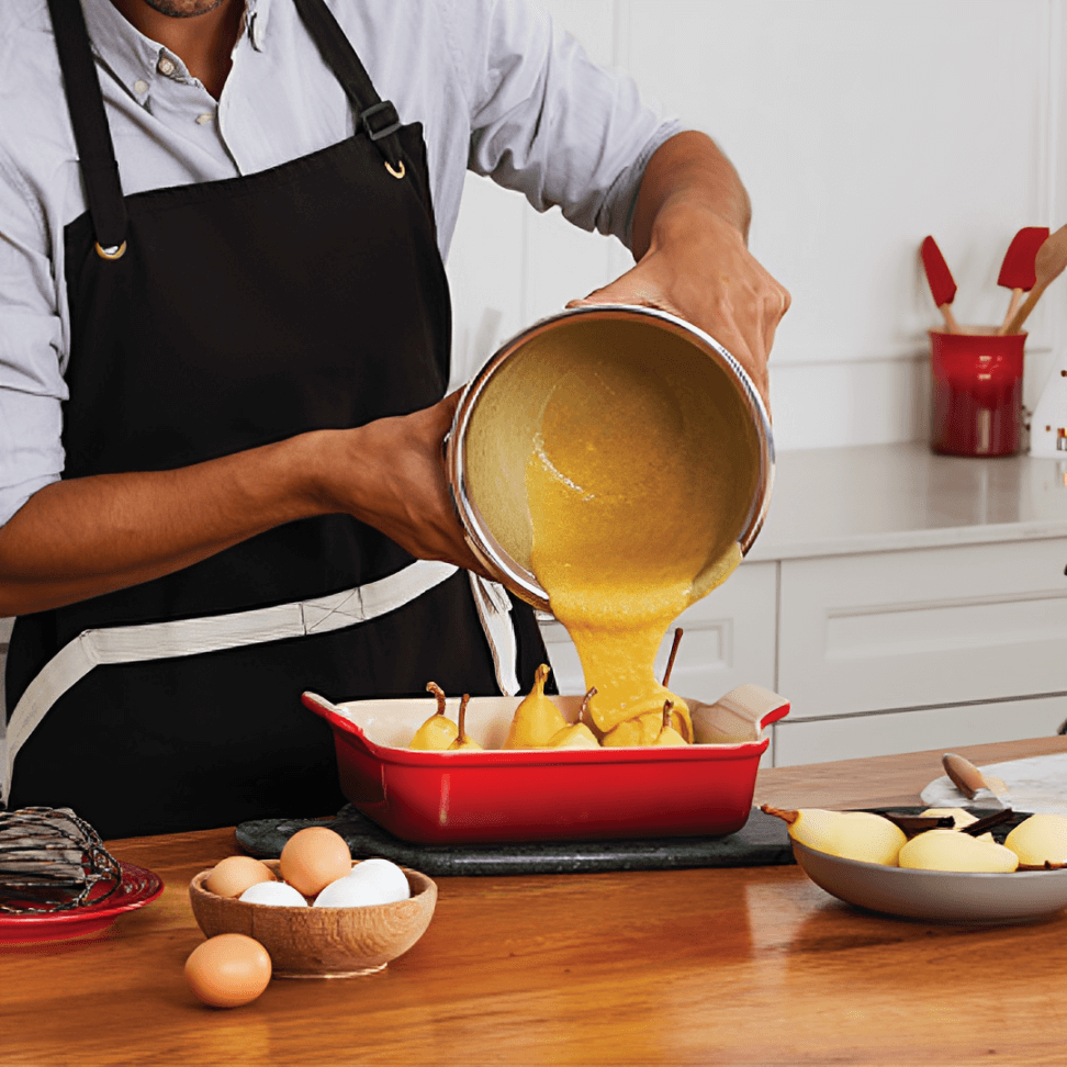 Travessa Retangular Heritage Vermelha 26cm Le Creuset