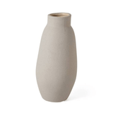 Vaso Decorativo em Cerâmica Cinza 27,5cm - Ela Decora